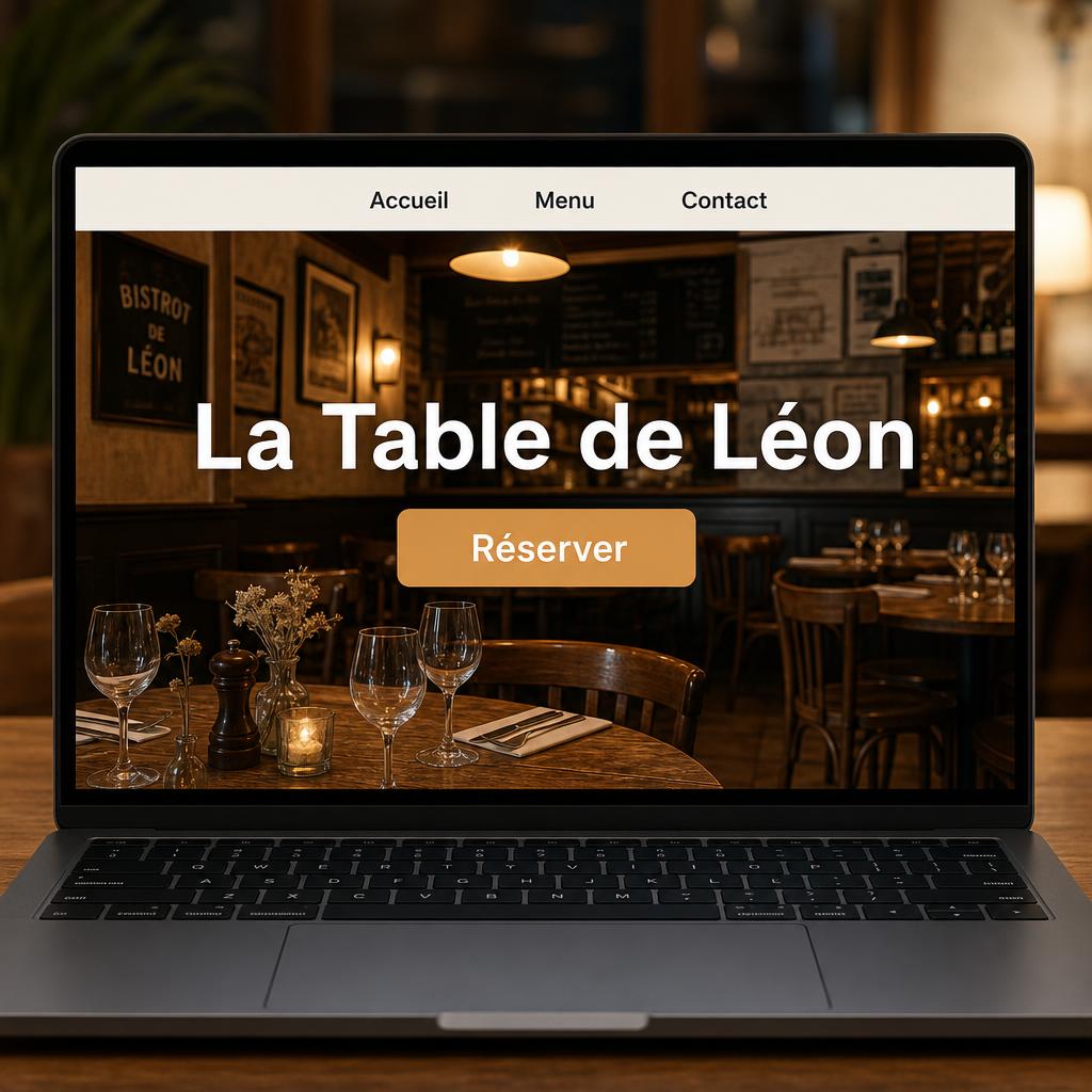 Site internet — La Table de Léon
